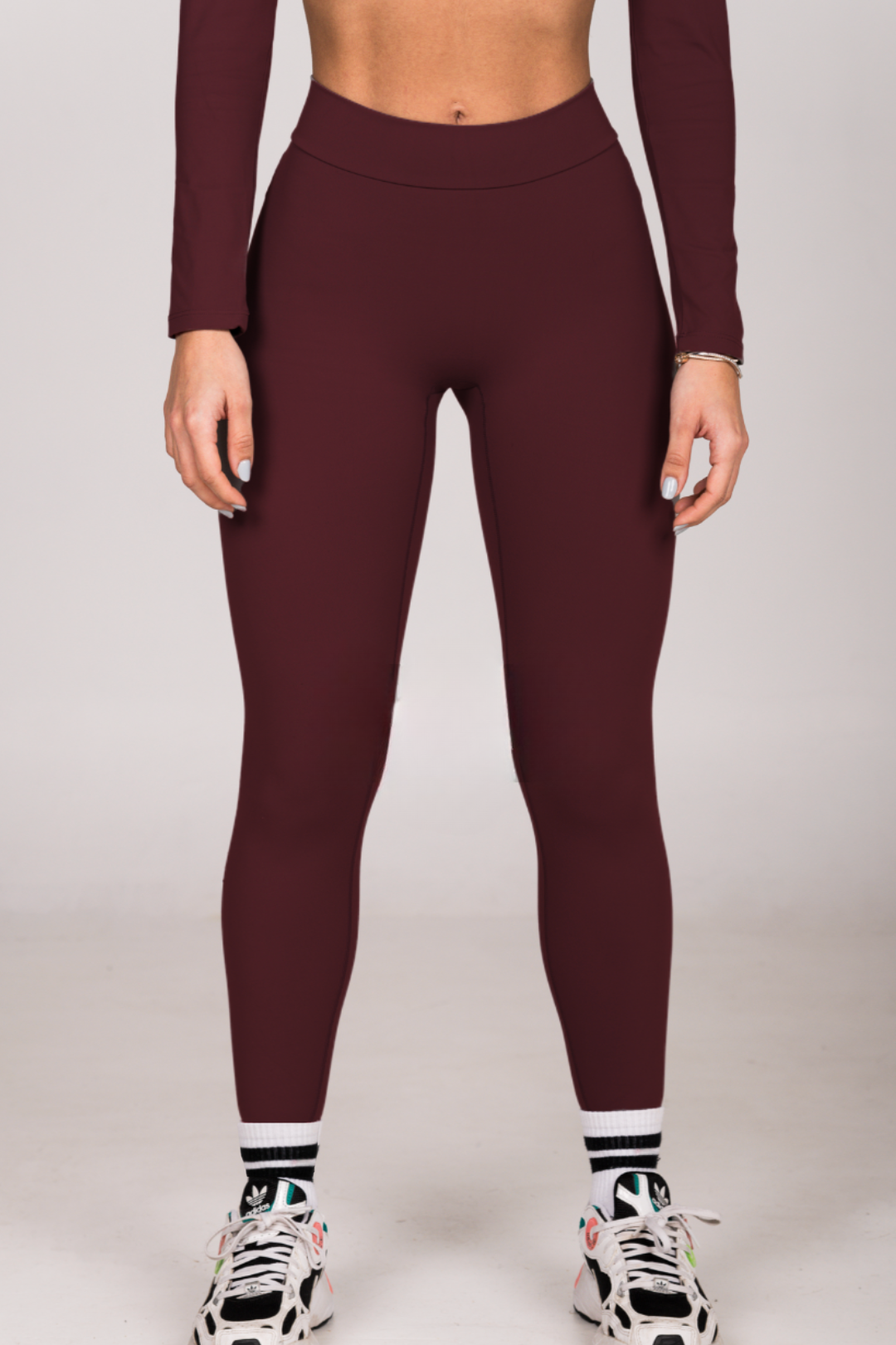 LYOM™ Active Allure Leggings - Bordeaux - LYOM™