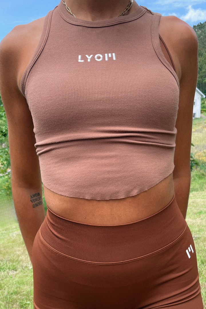 LYOM™ Soft Active Tank - Brown