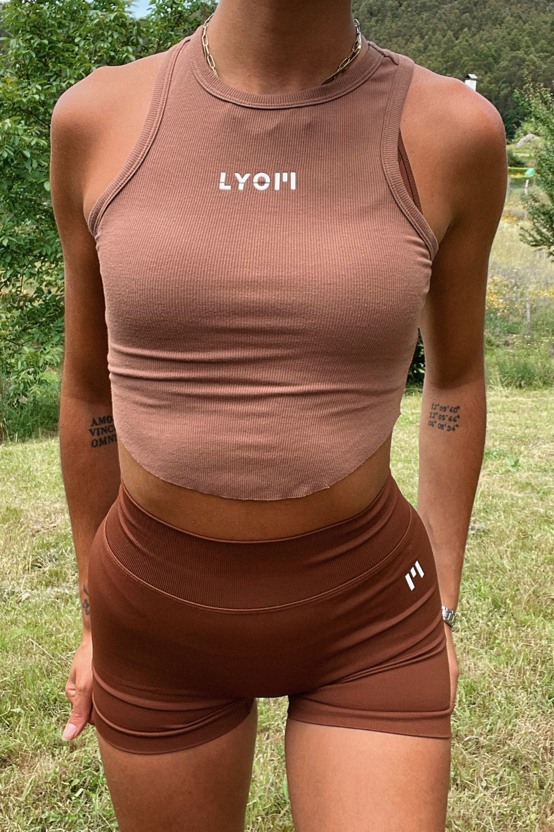 LYOM™ Soft Active Tank - Brown