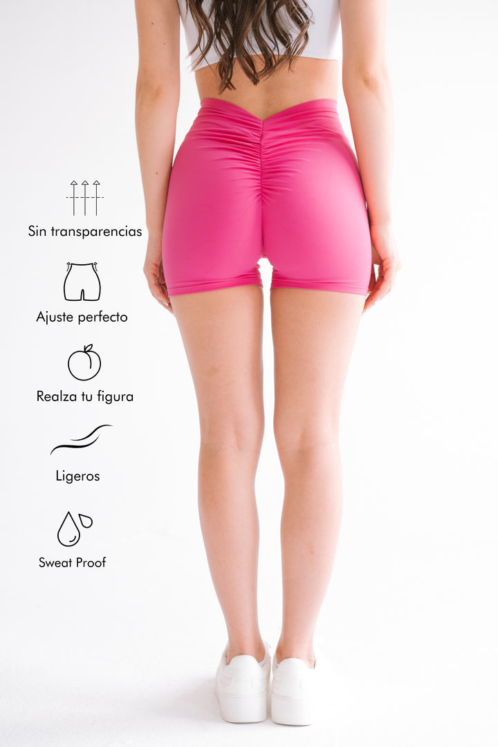 LYOM™ V-Design Shorts - Pink