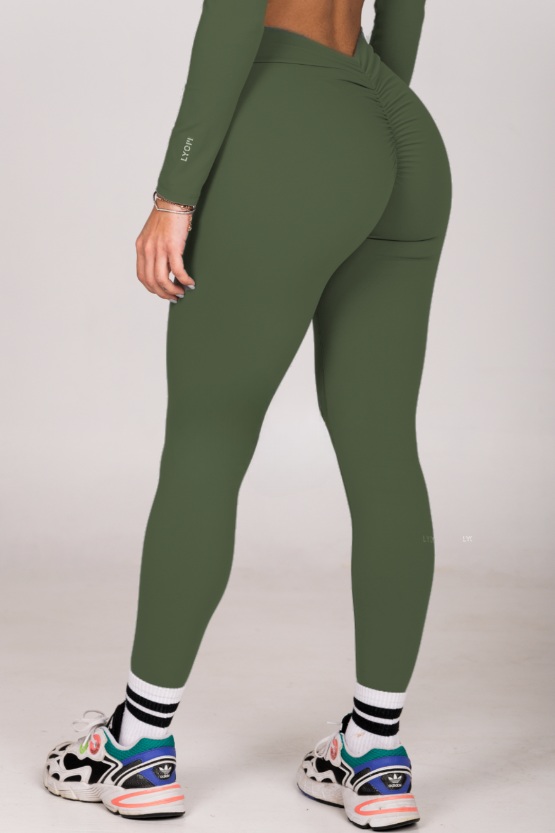 LYOM™ Active Allure Leggings - Militar Green - LYOM™