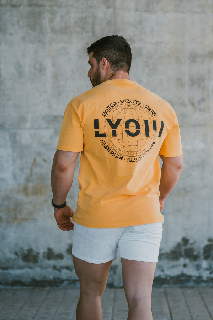 LYOM™ Washed Athlete Oversize - Orange