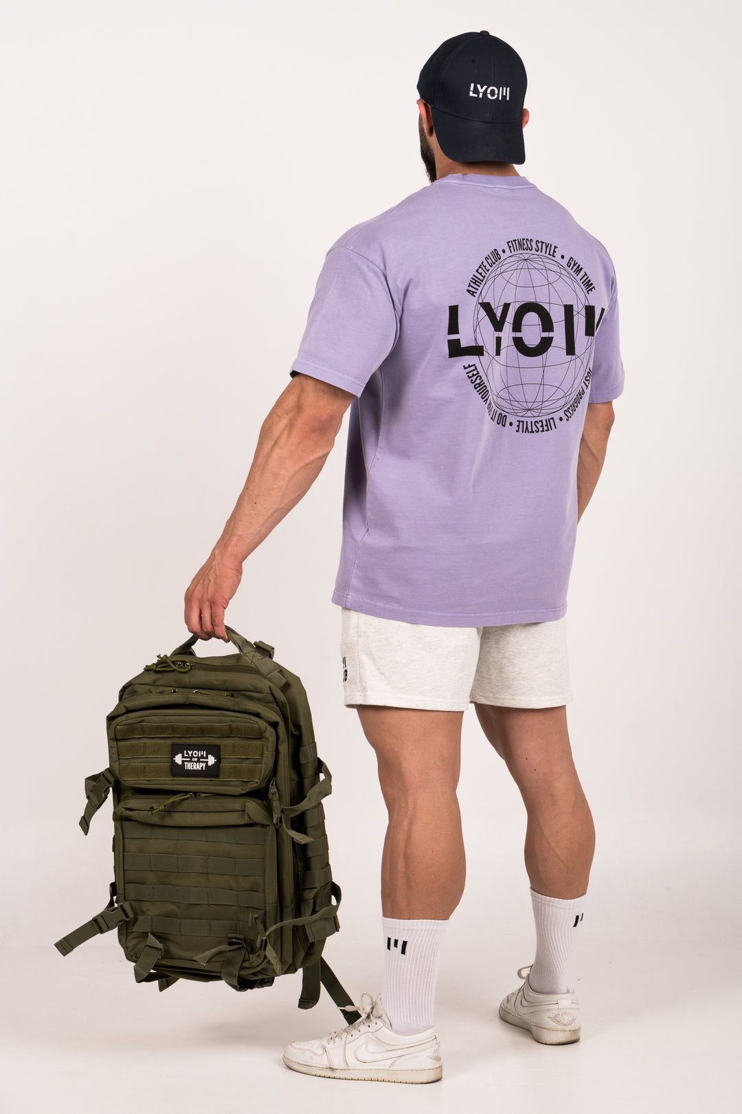 LYOM™ Washed Athlete Oversize - Lavender