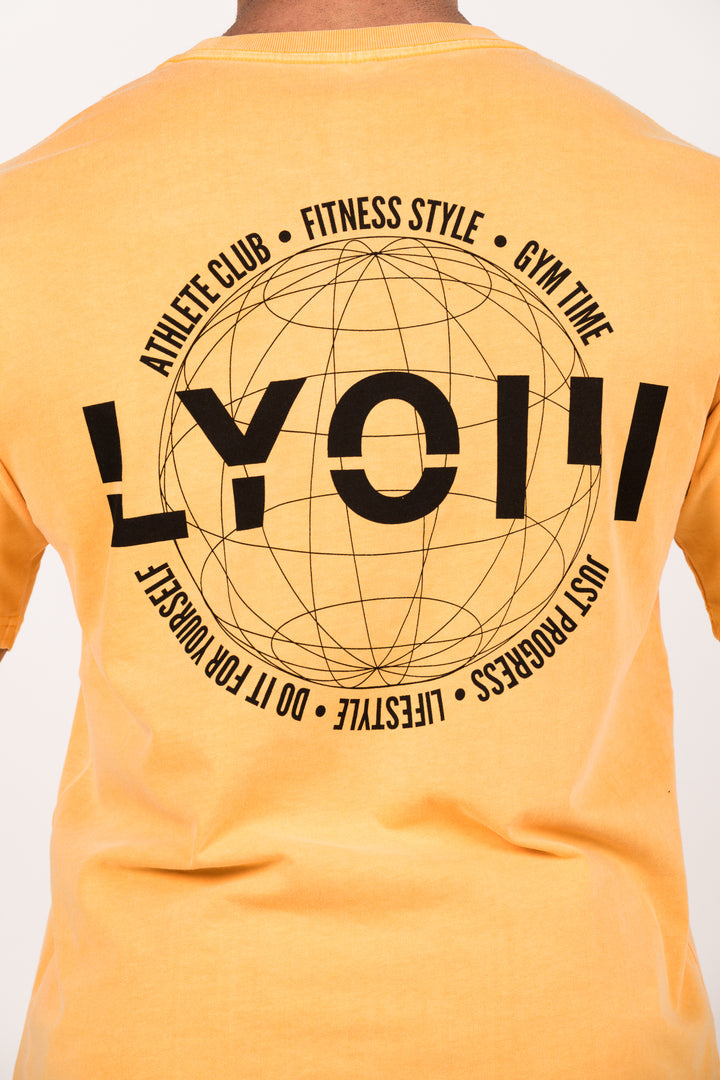 LYOM™ Washed Athlete Oversize - Orange