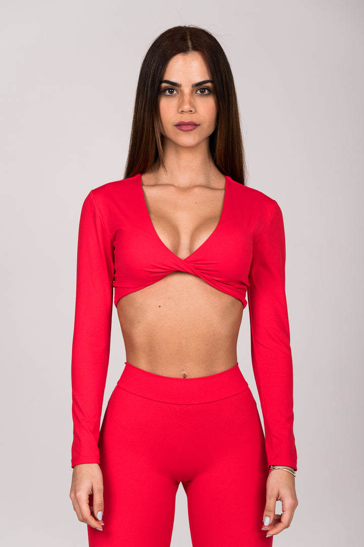 LYOM™ Active Allure Top - Red