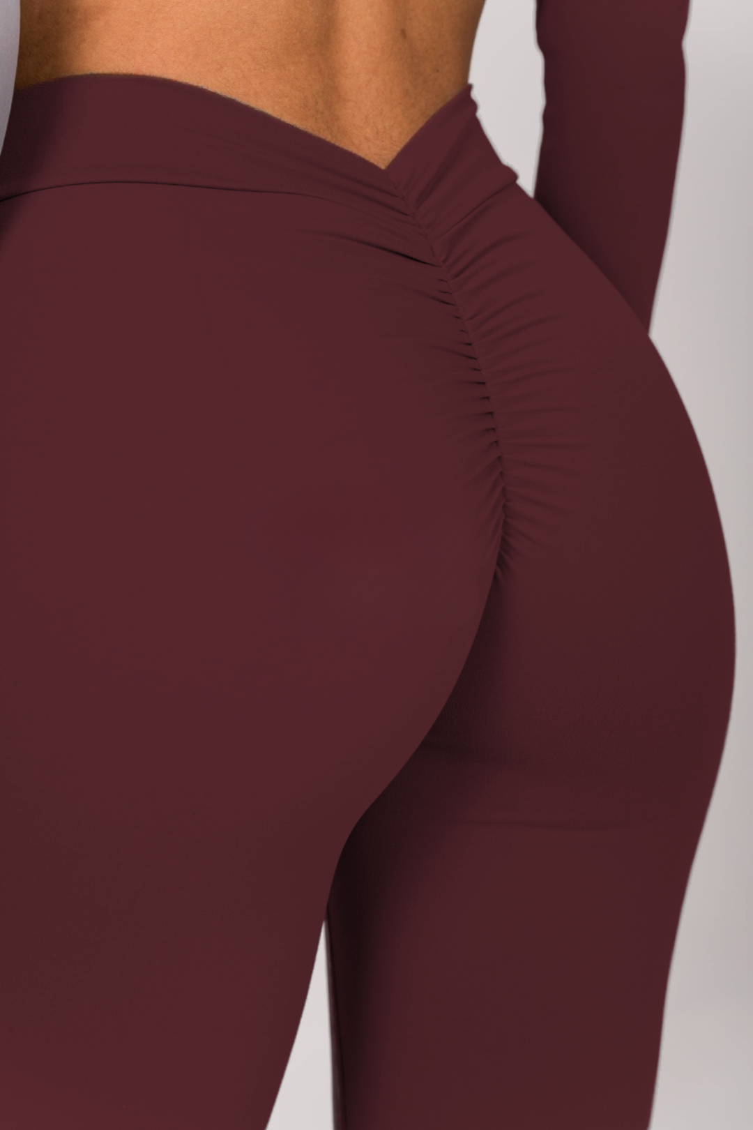 LYOM™ Active Allure Leggings - Bordeaux - LYOM™